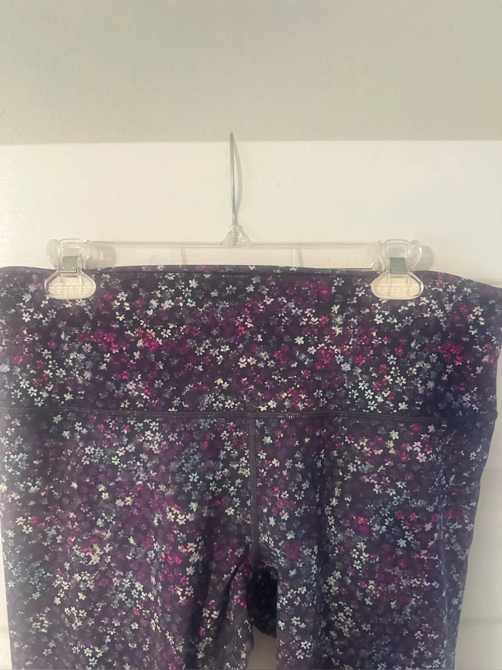 NWOT Womens‎ Lululemon High Rise Tight Floral Pink Purple Athleisure Leggings 14
